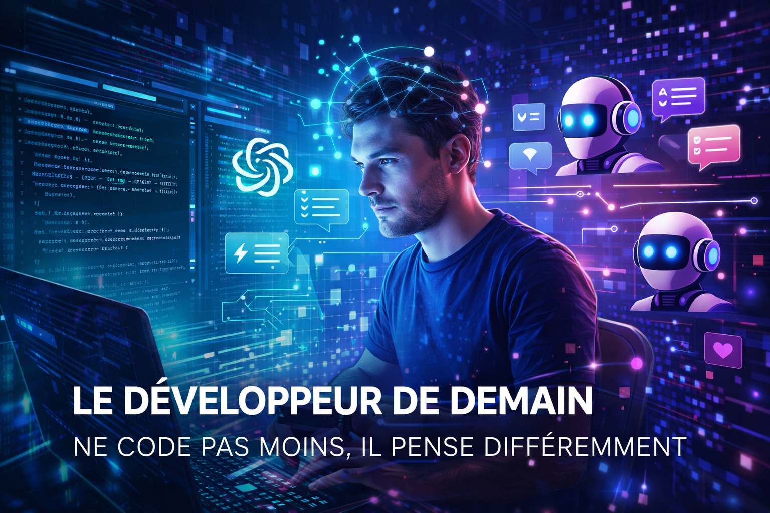Le développeur de demain ne code pas moins, il pense différemment
